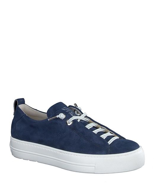Paul Green Blue Faye Platform Sneakers