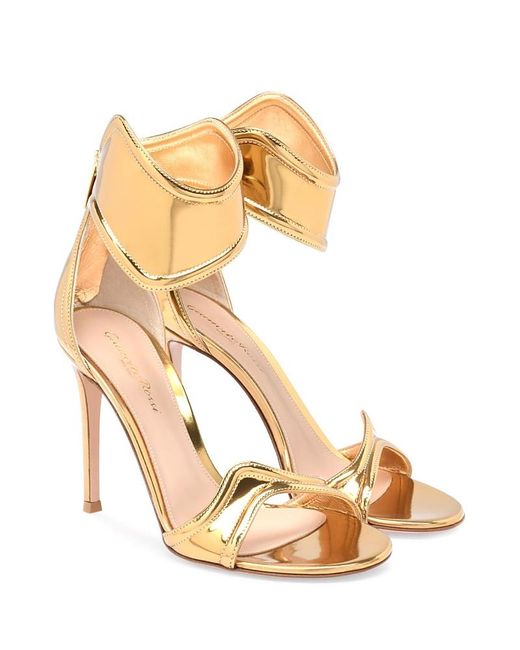 Gianvito Rossi Metallic Lucrezia Sandals