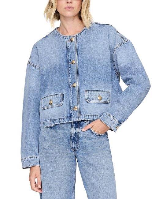 Anine Bing Blue Blanche Jacket