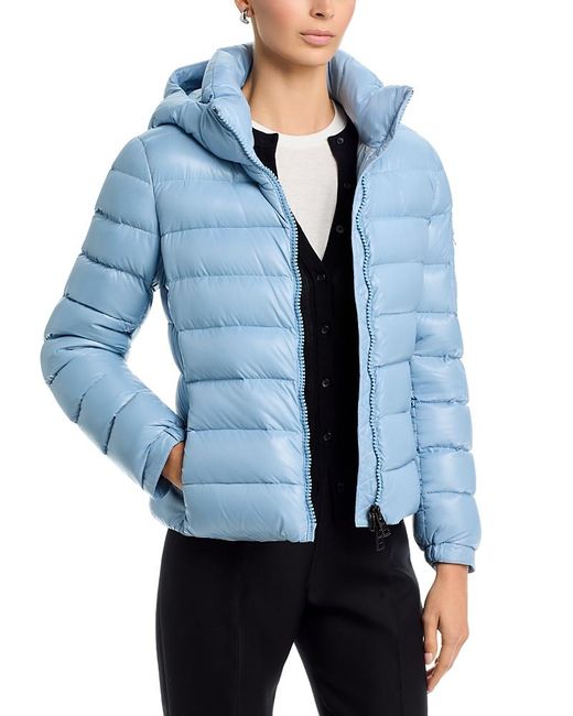 Herno Blue Quilted Down Puffer Jacket