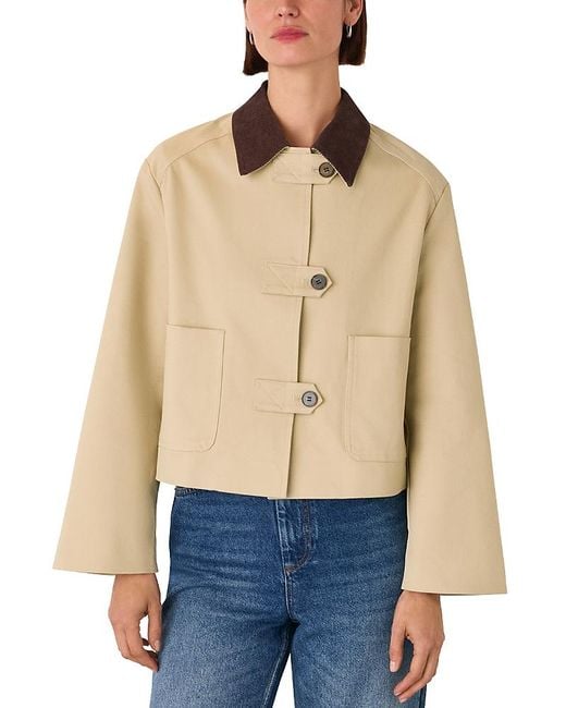 Whistles Natural Cord Collar Worker Jacket