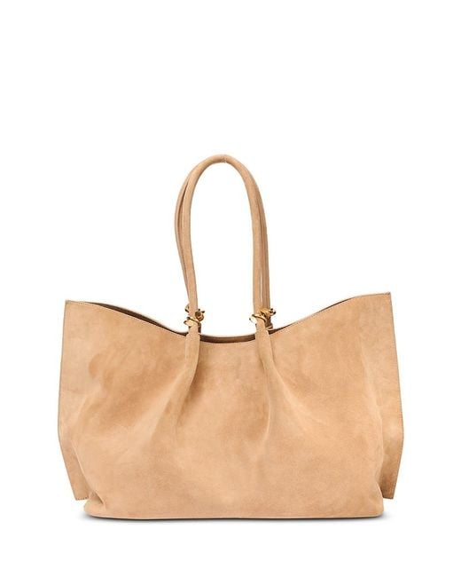 Jonathan Simkhai Natural Devon Large Suede Tote Bag