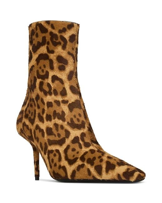 Saint Laurent Brown Ashley Booties