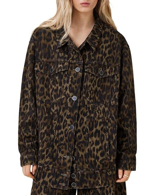 AllSaints Black Willow Denim Jacket