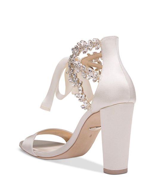 low heel badgley mischka shoes