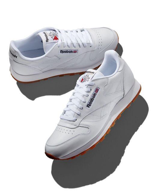 reebok classic lace up sneakers