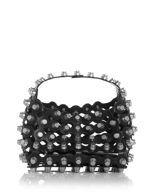 Alexander Wang Black Rex Leather Top Handle Bag