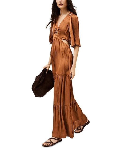Ba&sh Brown Cylma Dress