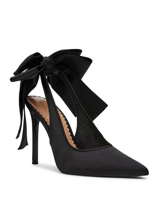 Steve Madden Black Teacup Slingback Pointed Toe Pump