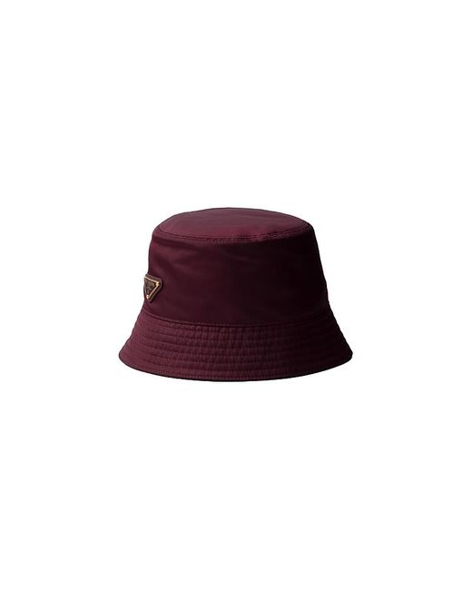 Prada Red Re-Nylon Bucket Hat for men