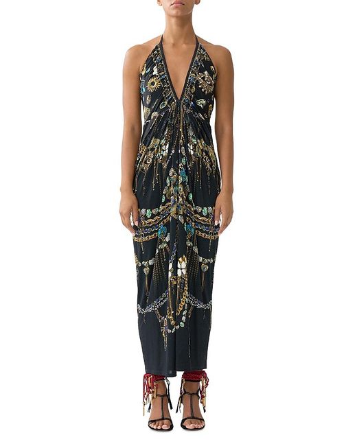 CAMILLA Women's Green Jersey Halter Dress - www.armafbd.com CAMILLA Women's Green Jersey Halter Dress - www.armafbd.com