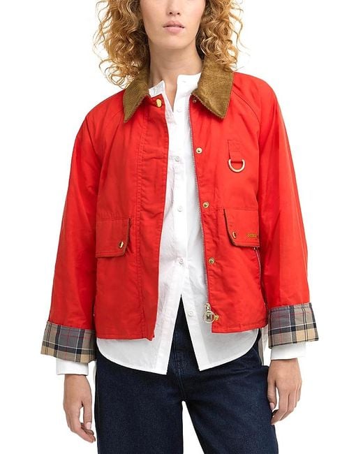Barbour Red Mackworth Jacket