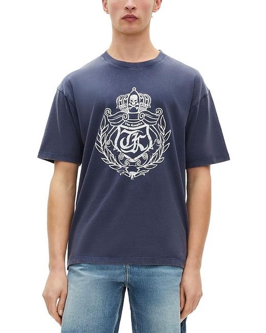 The Kooples Blue Crest Logo Tee for men