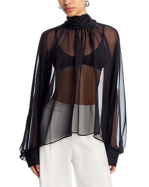 NonChalant Label Black Lilith Blouse