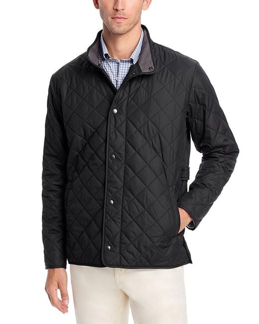 Peter Millar Black Crown Suffolk Quilted Jacket for men