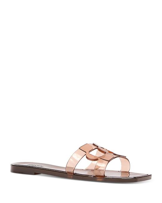 Jonathan Simkhai Pink Monogram Sandals