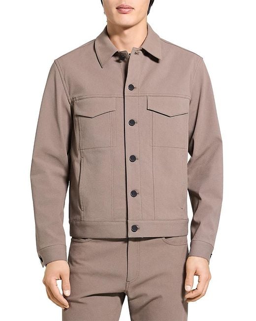 Theory Brown River Jacket for men
