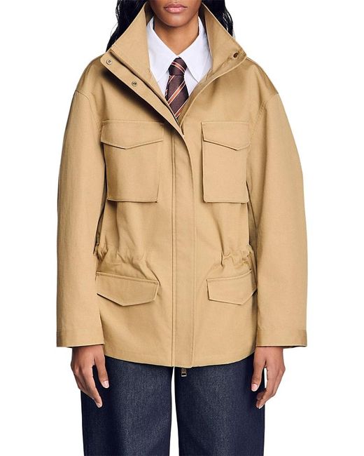 Sandro Natural Adjustable Waist Jacket