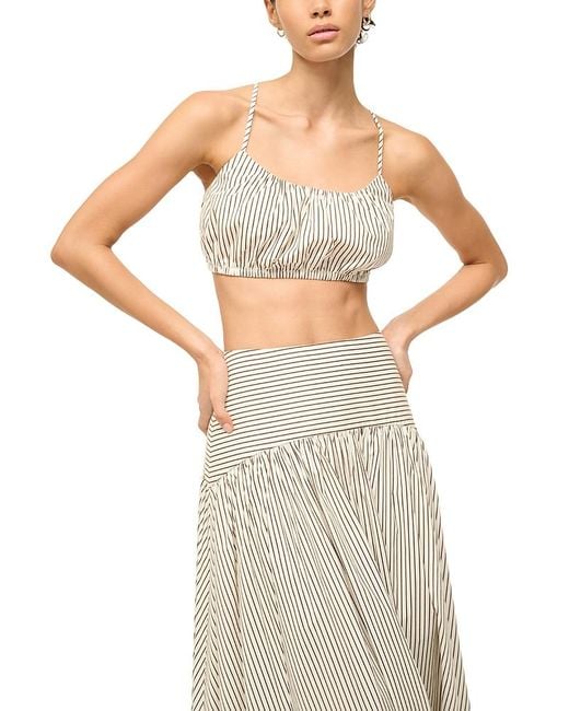 Staud White Hammock Top