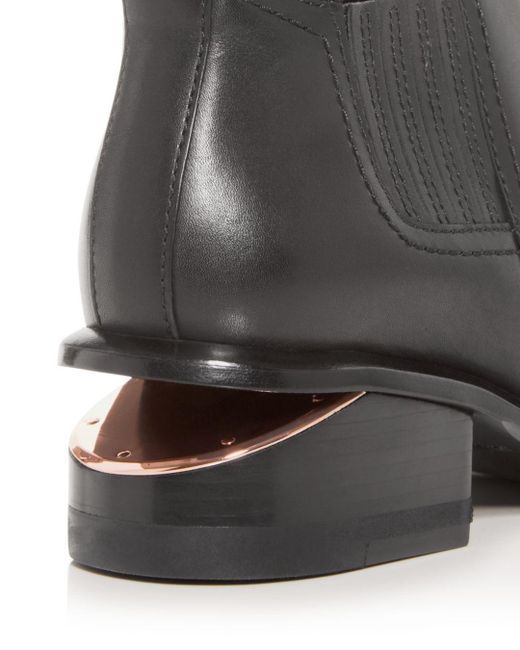 alexander wang kori cutout leather booties