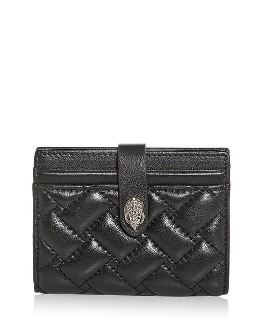 Kurt Geiger Black Leather Multi Card Case