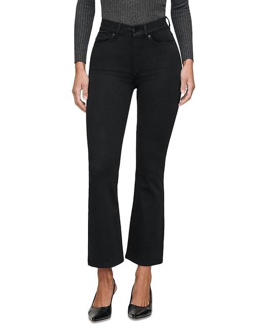 DL1961 Black Bridget Boot High Rise Instasculpt Crop Jeans