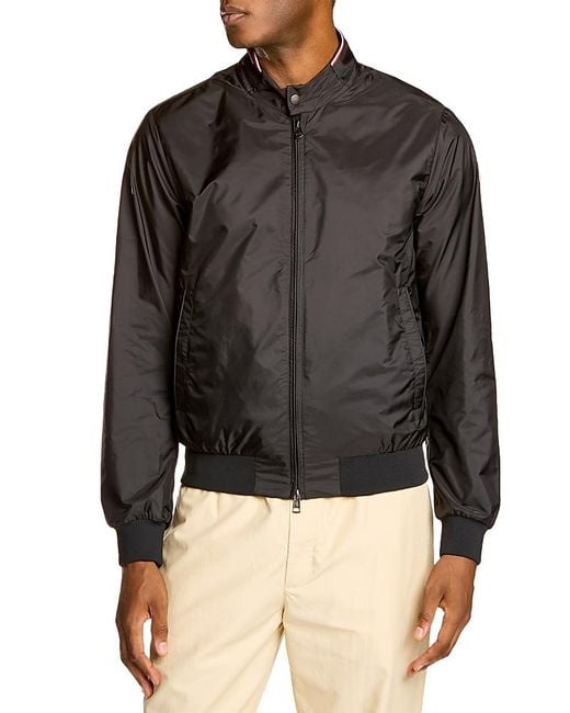 Moncler Black Reppe Zip Jacket for men