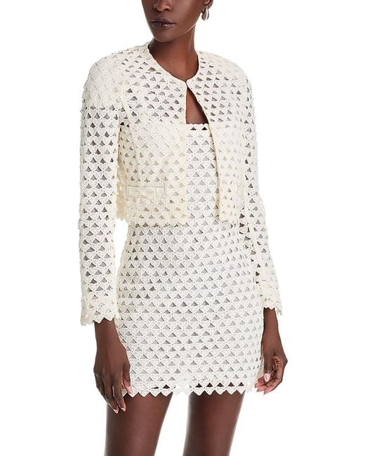 LoveShackFancy White Alaya Jacket