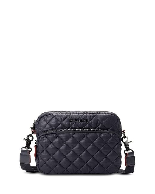 MZ Wallace Blue Small Quilted Camera Bag