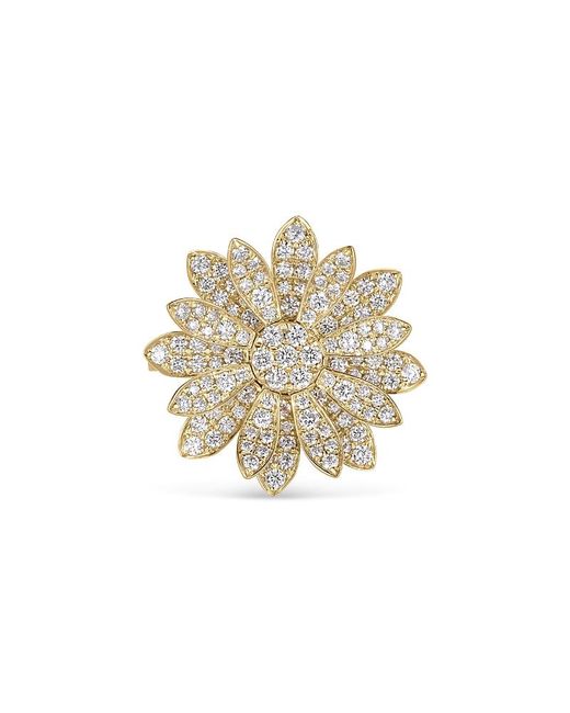 Roberto Coin White 18K Margherita Diamond Flower Statement Ring