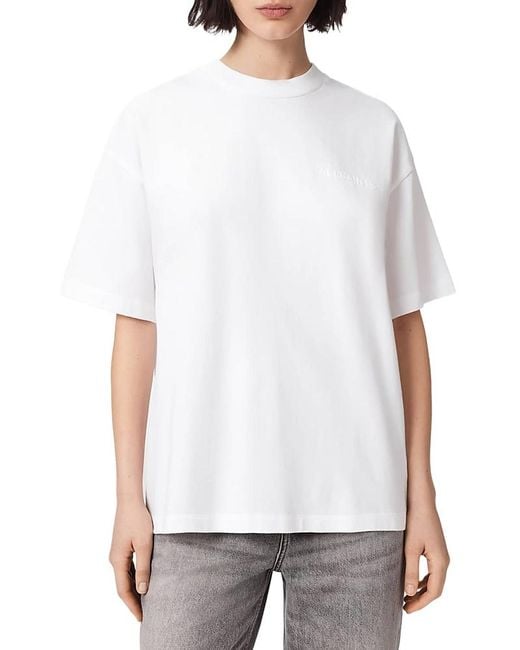 AllSaints White Mabel Etta Tee