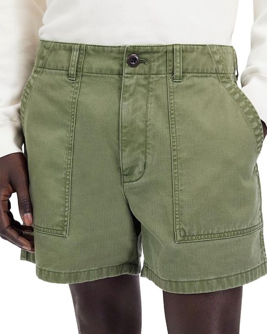 Madewell Green Regular Fit Fatigue Shorts for men