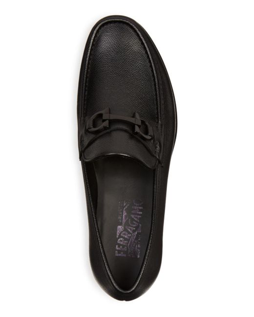 Ferragamo Crown Gancini Bit Leather Loafers in Black for Men - Save 53% ...