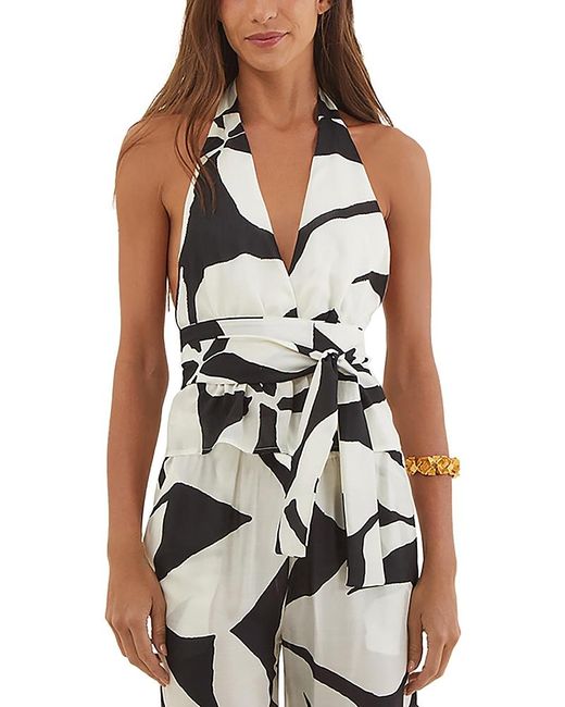 ViX White Vix Bossa Lea Halter Top