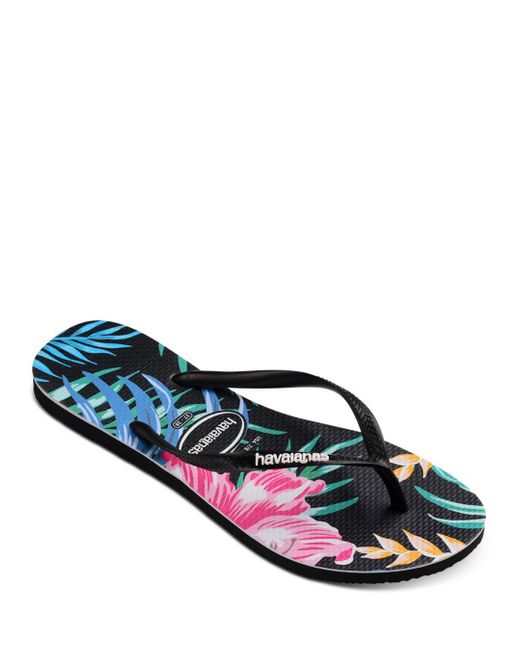 havaianas floral slim