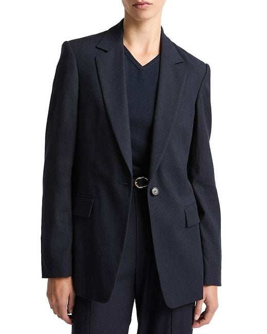 Vince Blue Single Breasted Blazer
