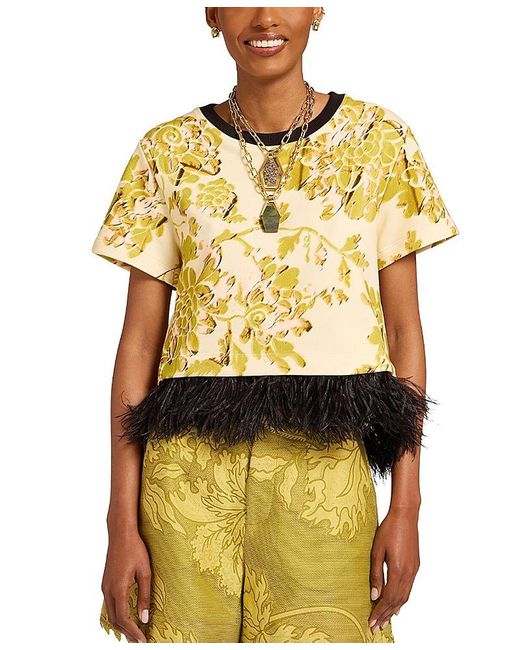 LaDoubleJ Yellow La Scala Tee