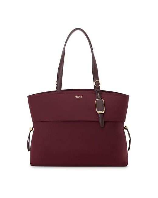 Tumi Purple Voyageur Cam Large Tote