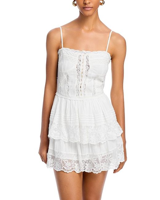 Nerida Bustier Mini Dress True White main image 0