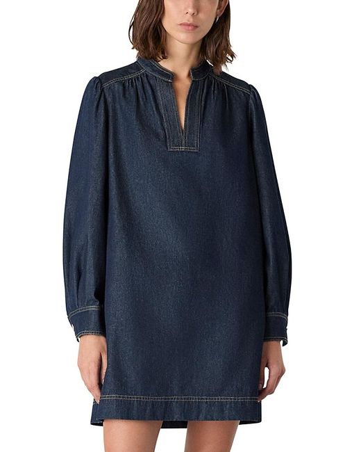 Bronx Denim Shift Mini Dress