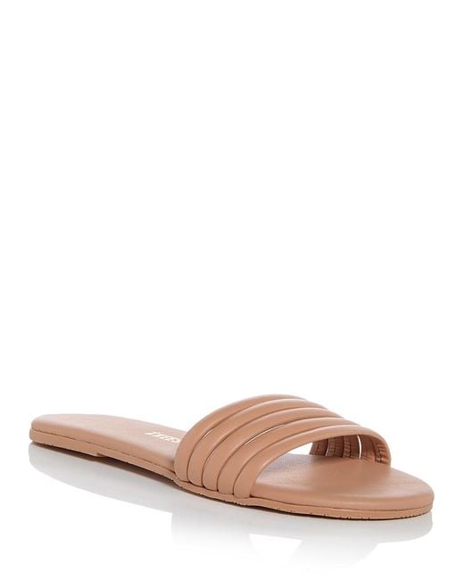 TKEES Pink Serena Slide Sandals