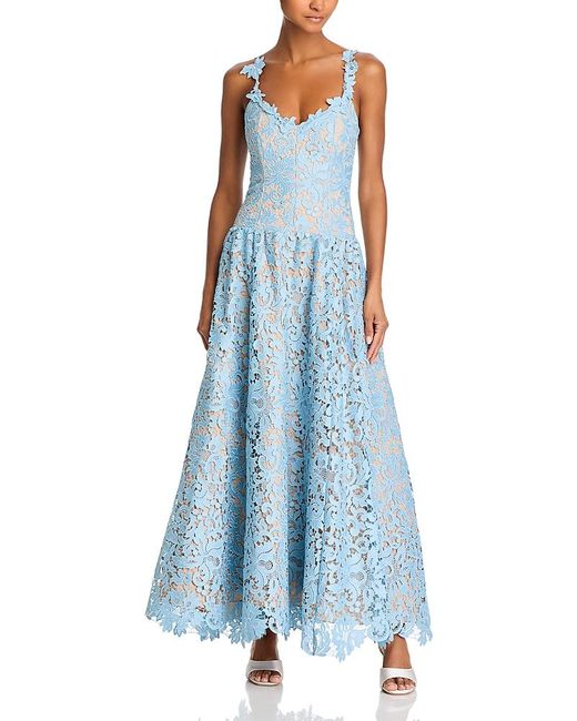 formal black midi dress Lace Cocktail and Prom Dress Fashion Long Sleeves Casual Color:Spot Purplish Blue SUMMER2026