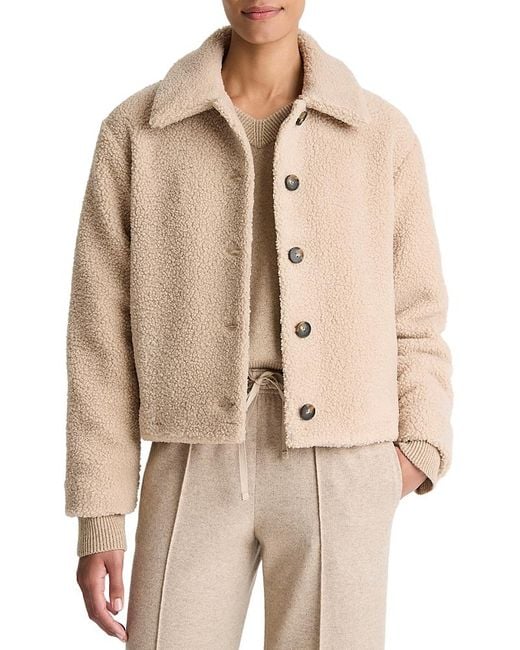 Vince Natural Fleece Jacket