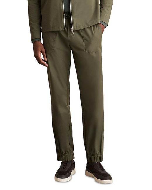 Reiss Green Climb Drawstring Pants for men