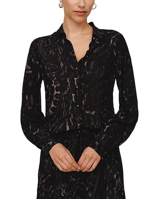 Bella Dahl Black Printed Shirt
