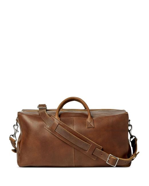 Shinola Usa Heritage Leather Utility Duffle Bag in Brown for Men | Lyst ...
