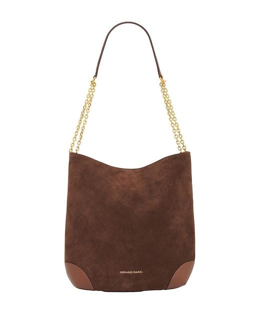 Gerard Darel Brown Le Charlotte Hobo Bag