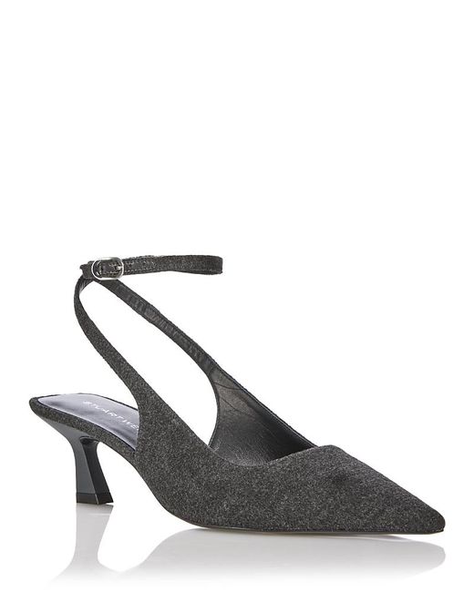 Stuart Weitzman Multicolor Vinnie 50 Ankle Strap Pumps