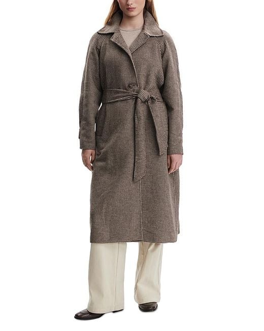 Varley Brown Tomlinson Belted Coat
