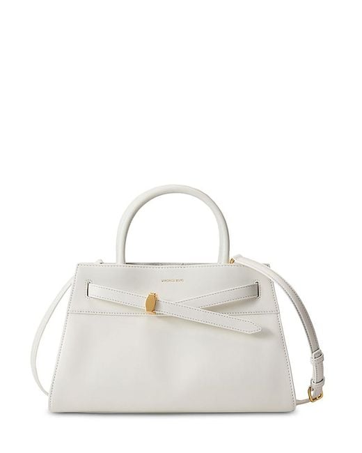 Veronica Beard White Dash Bag